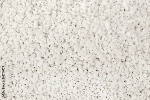 White perlite texture background, material retention water for potting cactus or succulent and hydroponic plant. © Nattha99
