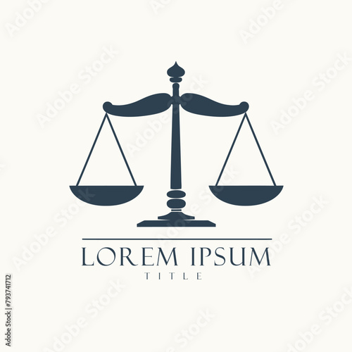 Law Firm Logo Design. Lawyer, Attorney, Justice, Legal, Lawyer Service, Attorney Corporate Sign Template.