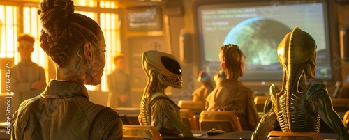 Human teacher alien pupils