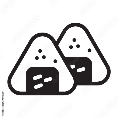 onigiri line icon