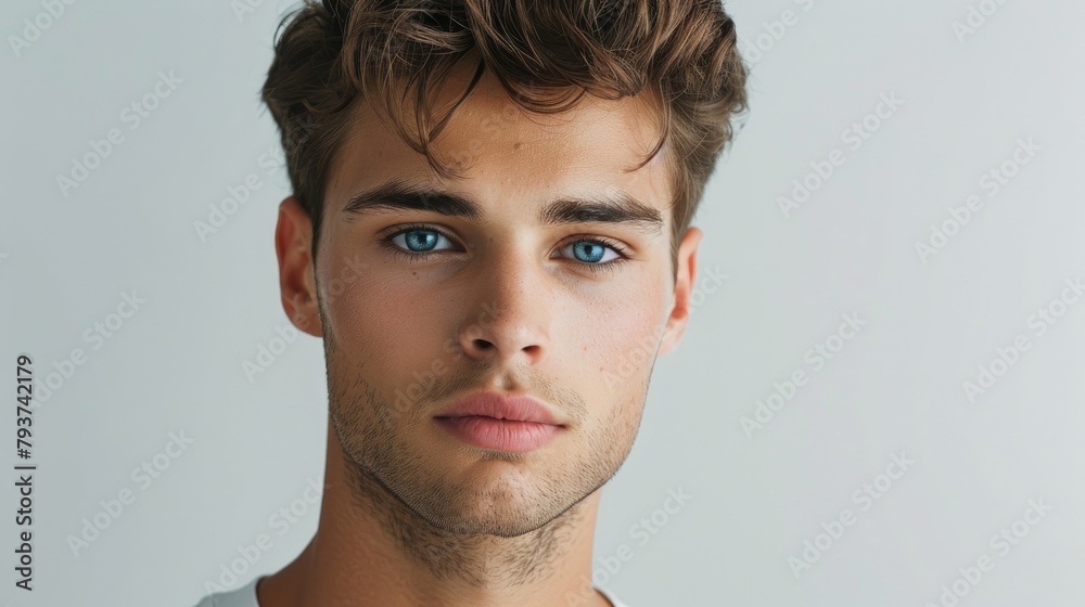 Fototapeta premium Attractive Caucasian male person with a cool and youthful appearance