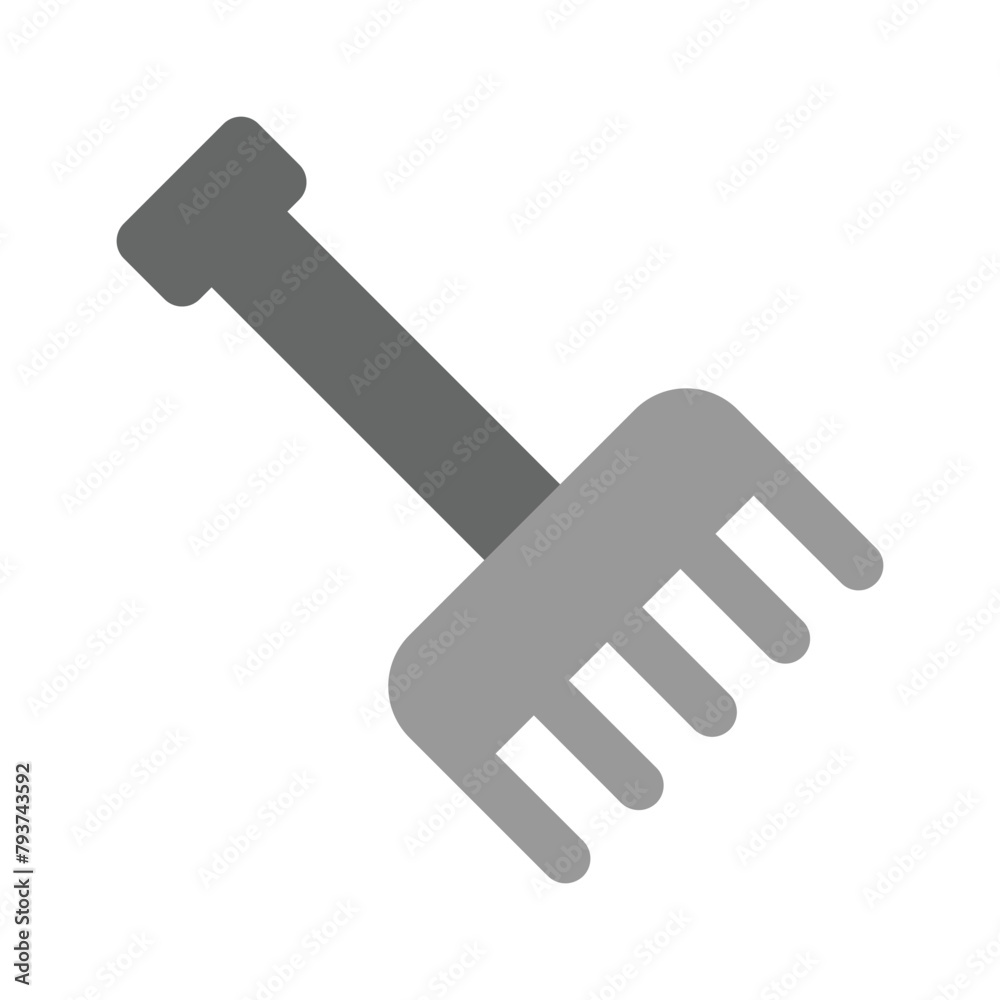 Download this premium vector of Garden Rake in editable style, ready to use icon Download this premium vector of Garden Rake in editable style, ready to use icon
