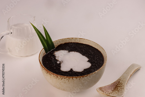 Champorado or Tsampurado is Filipino Chocolate Rice Porridge.