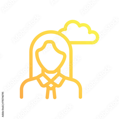 Meteorologist vector icon