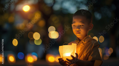 Vesak. People send postcards to their friends; they usually depict memorable events from the life of Gautama Buddha