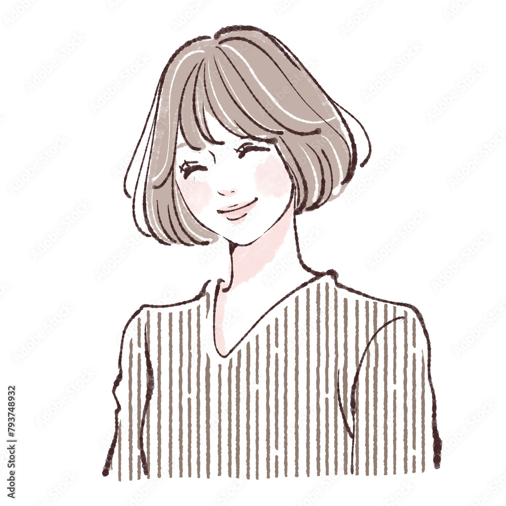 女性・女の子のイラスト素材