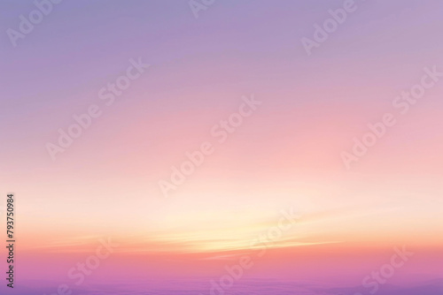 Soothing Gradient Sky with Shades of Pink and Purple During Sunset