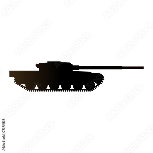 Tank icon vector. Armored vehicles illustration sign. War symbol. Weapon logo.