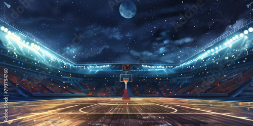 Basketball playground photo