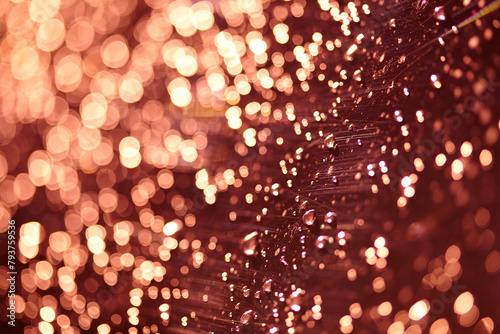 red blur background, Christmas texture