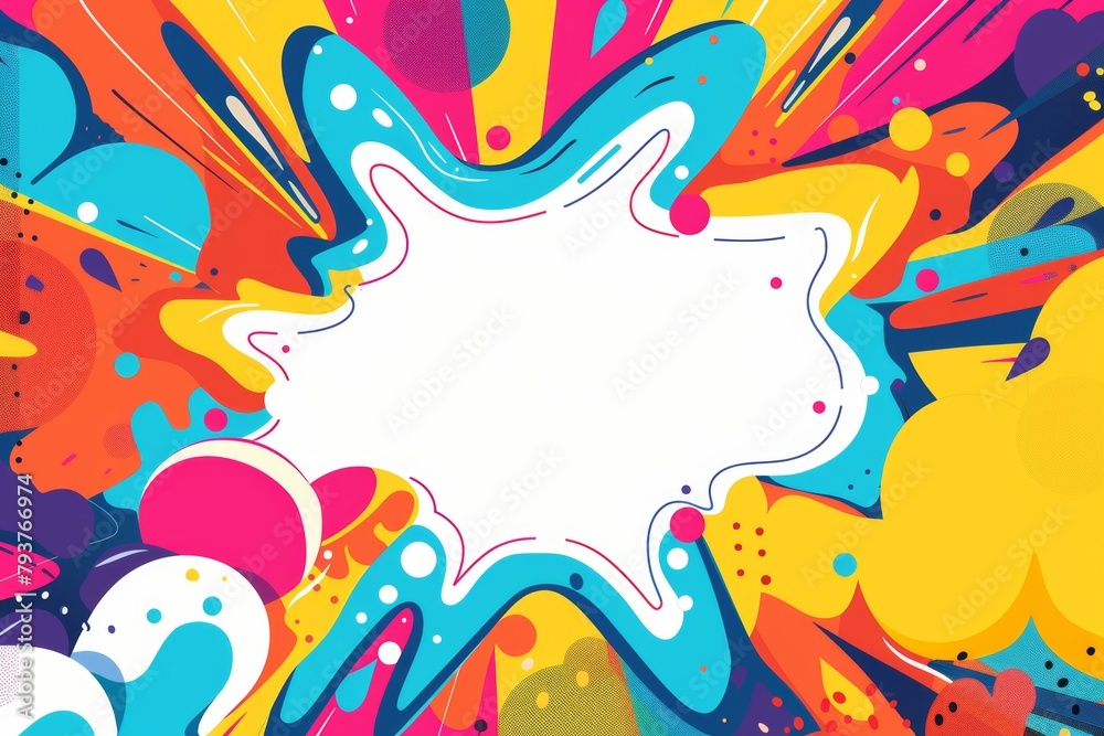 KSAbstract background with a colorful cartoon comic book KSAbstract background with a colorful cartoon comic book