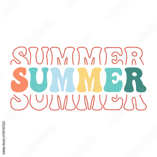 Sumer Typography PNG This is only digital download file. No physical items will be sent you. This PNG file is great for cutting on Cricut, Silhouette and other cutting machines. 