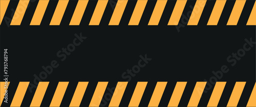 yellow black white red color road lane vector icon warning sign, vector icon