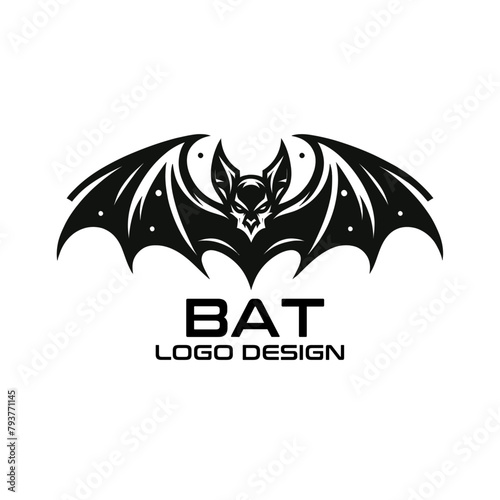 Bat Vector Logo Design photo