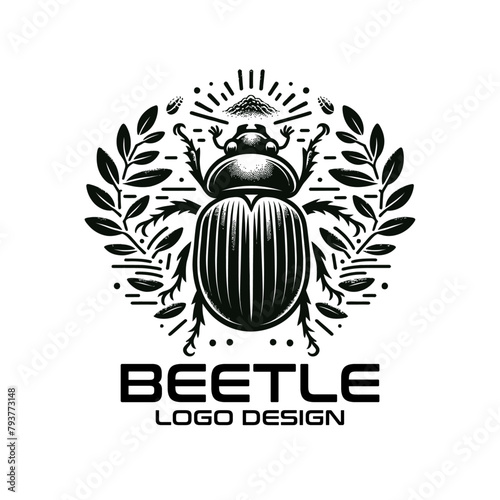 Beetle Vector Logo Design