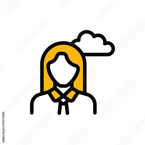 Meteorologist vector icon
