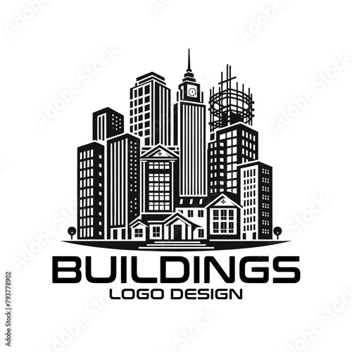 Buildings Vector Logo Design