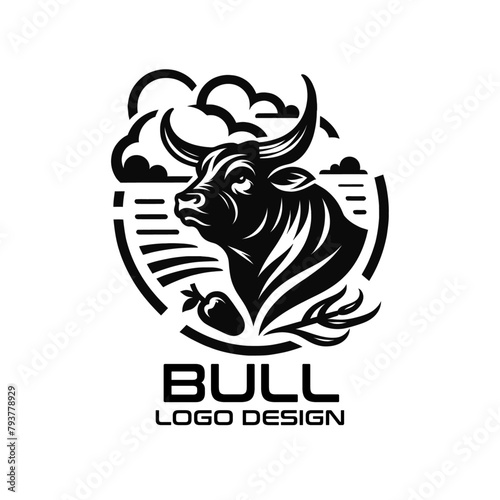Bull Vector Logo Design