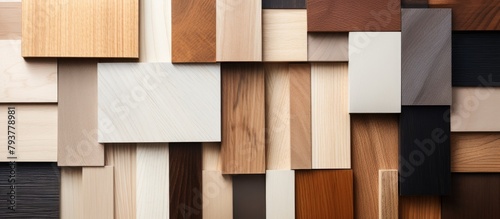 Different wood wall textures photo
