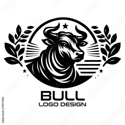Bull Vector Logo Design