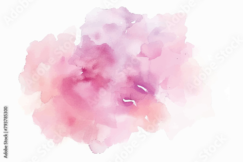 A lone, expressive purple shape blooms in the heart of a white background, capturing the essence of an amethyst gem.