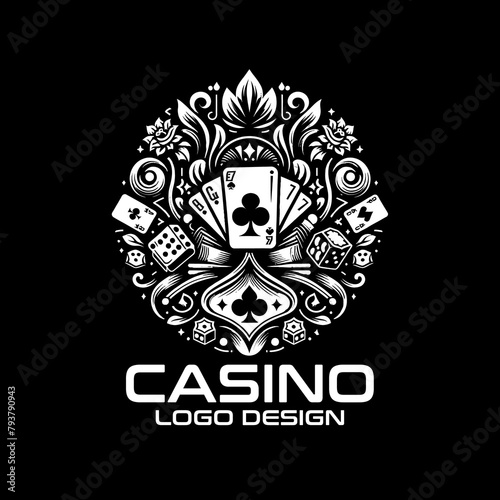 Casino Vector Logo Design photo