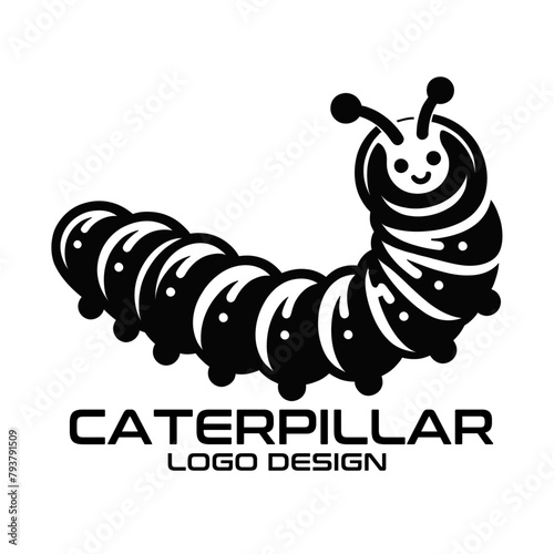 Caterpillar Vector Logo Design photo