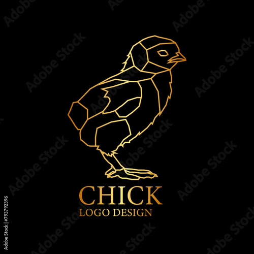 Chick Vector Logo Design photo