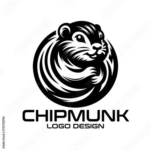 Chipmunk Vector Logo Design