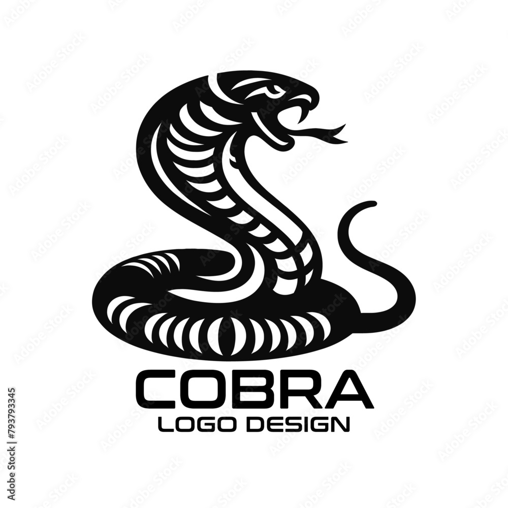 Fototapeta premium Cobra Vector Logo Design 