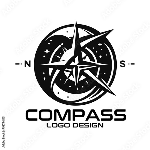 Compass Vector Logo Design 