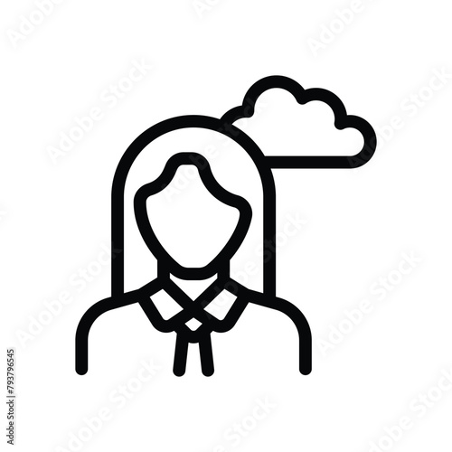 Meteorologist vector icon