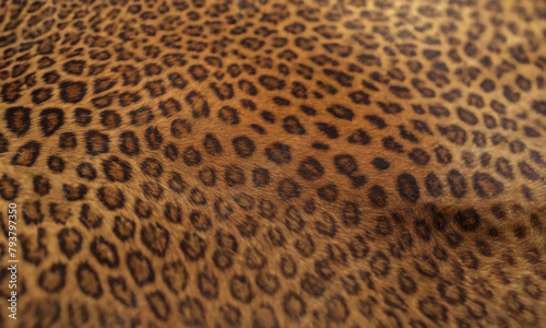A pattern skin  with brown spots of varying shapes and sizes outlined by white lines  creating a distinct separation. The texture animal fur.