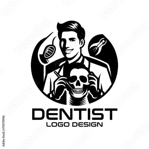 Dentist Vector Logo Design