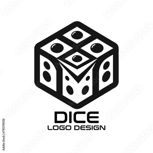 Dice Vector Logo Design