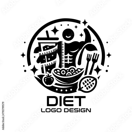 Diet  Vector Logo Design