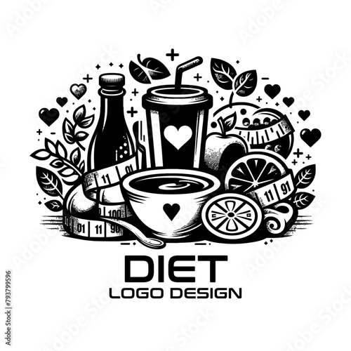 Diet  Vector Logo Design