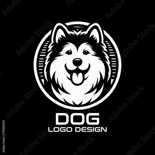 Dog Vector Logo Design photo