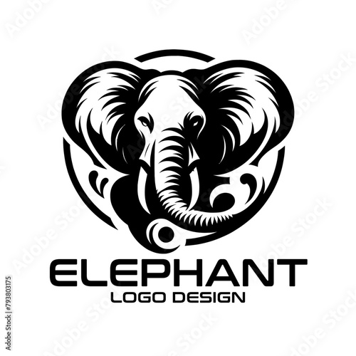 Elephant Vector Logo Design photo