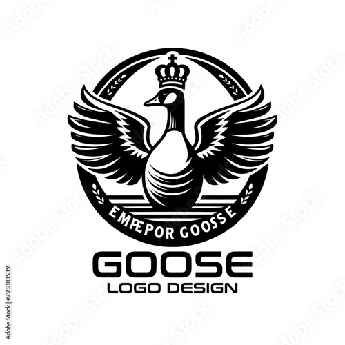 Emperor Goose Vector Logo Design