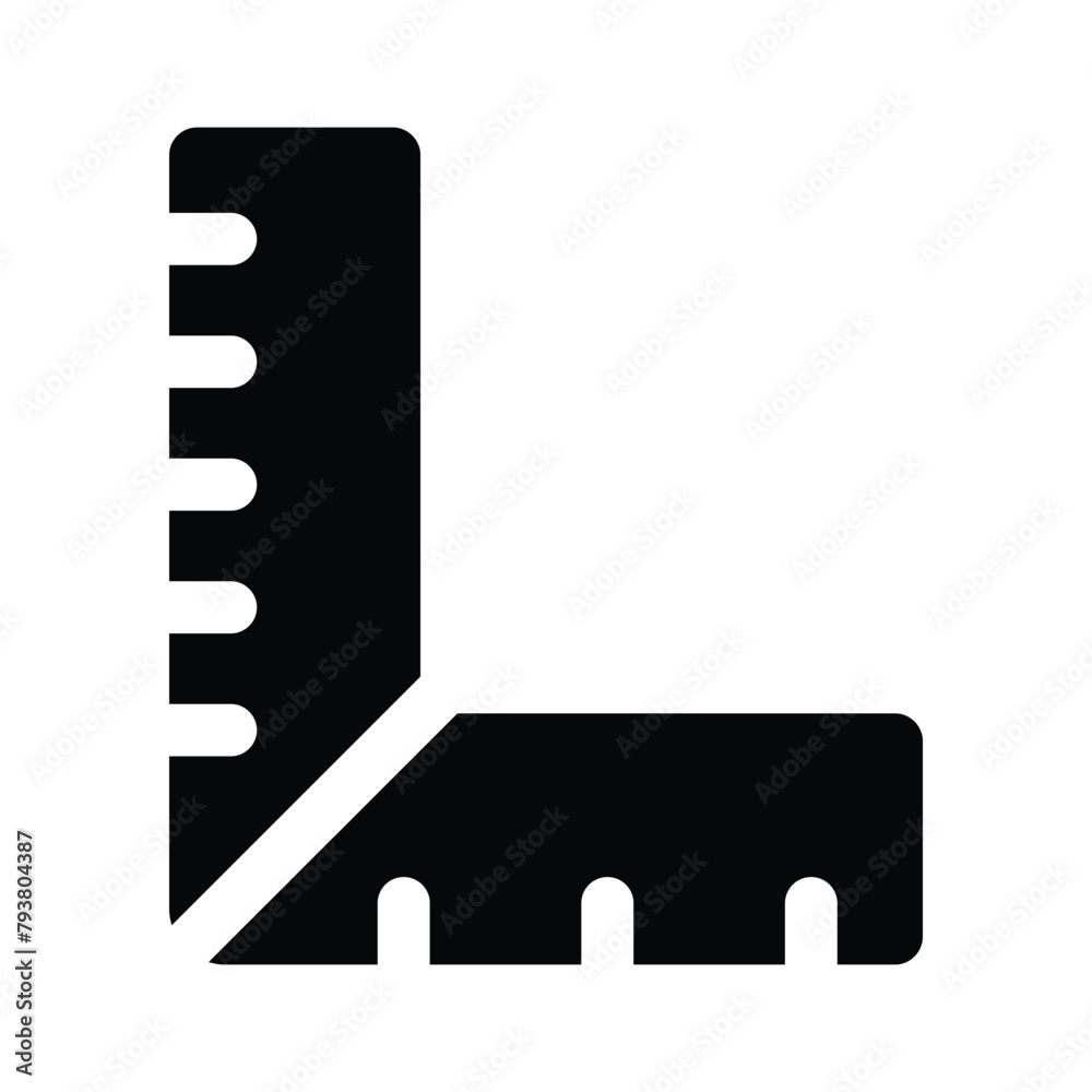 Measurement tools, ruler vector design in trendy style Measurement tools, ruler vector design in trendy style