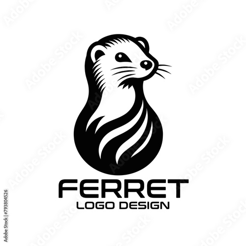 Ferret Vector Logo Design