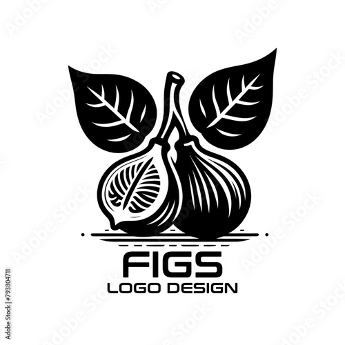 Figs Vector Logo Design photo