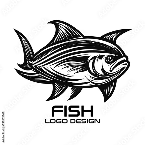 Fish Vector Logo Design