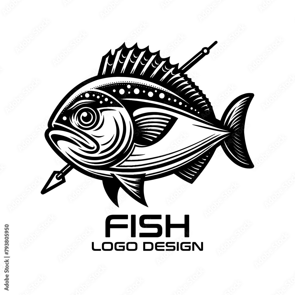 Obraz premium Fish Vector Logo Design
