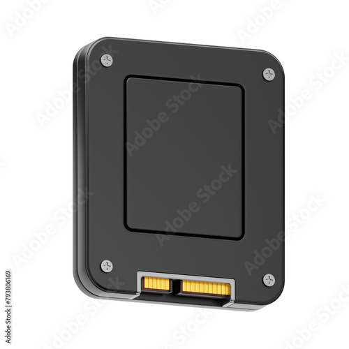 Ssd Memory card 3D Icon