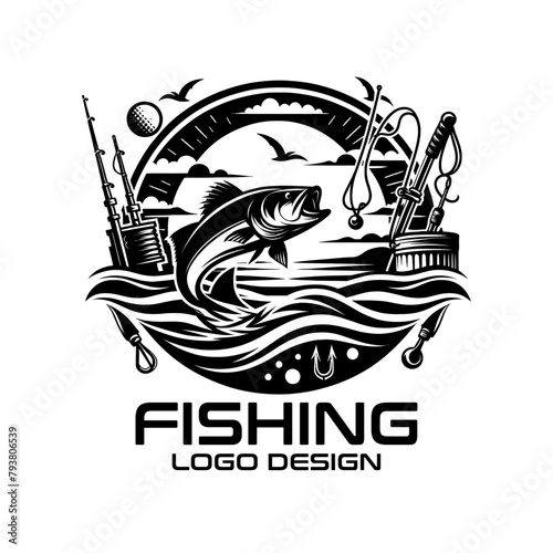 Fishing Vector Logo Design