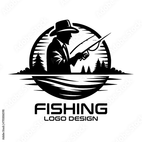 Fishing Vector Logo Design
