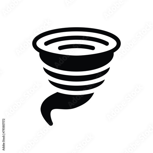 Tornado vector icon