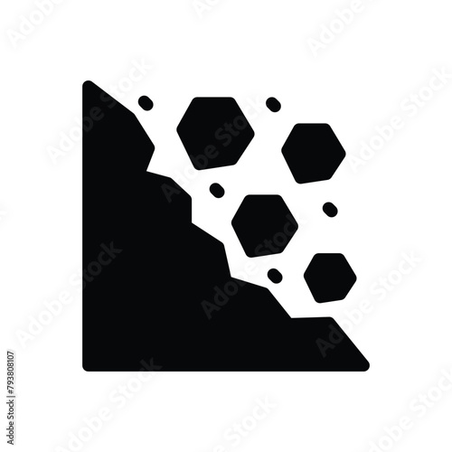 Landslide vector icon